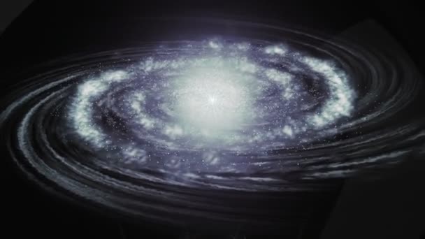 Galaktyka w lampy — Wideo stockowe