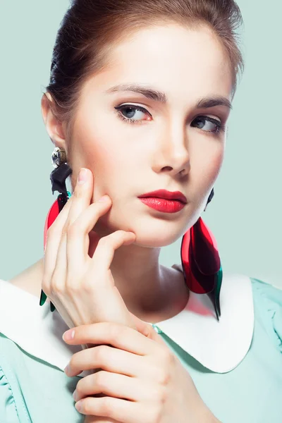 Retro styled beauty — Stock Photo, Image