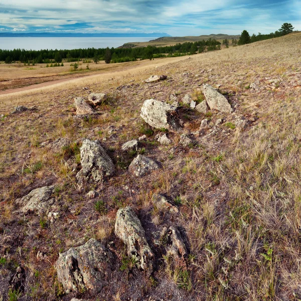 Krajina s kameny — Stock fotografie