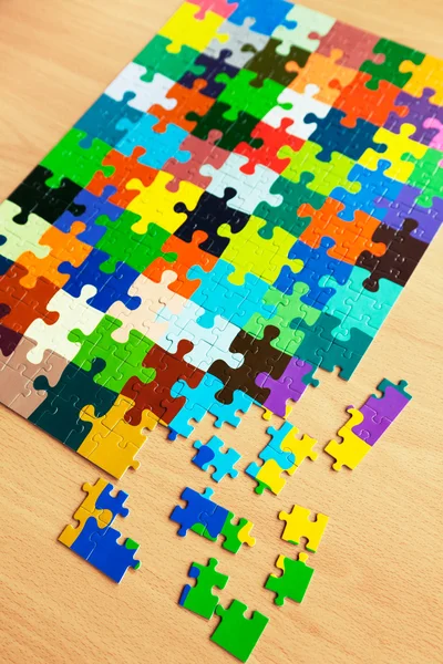 Colorful puzzles — Stock Photo, Image