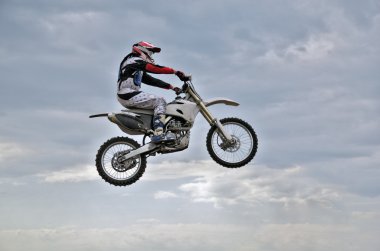 muhteşem atlama motocross yarışçısı
