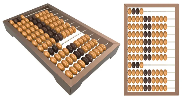 Дерев'яні abacus — стокове фото