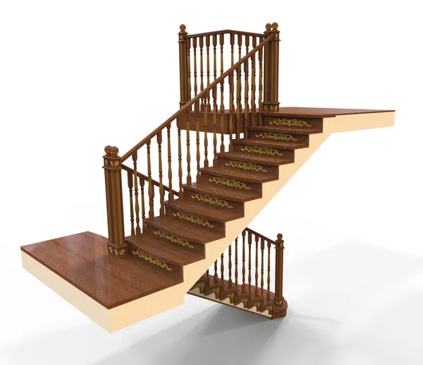 Escalera de madera — Foto de Stock