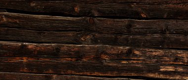 Caries 'in yediği eski ahşap tahtaların yakın plan resmi.