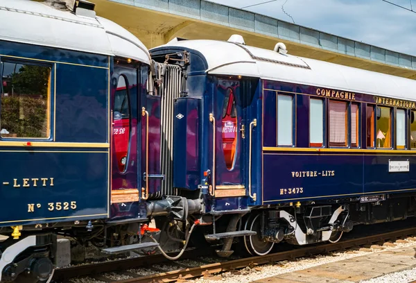 Ruse City Bulgaria Agosto 2017 Leggendario Venice Simplon Orient Express — Foto Stock