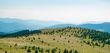 Romanya 'nın Cindrel dağlarından güzel manzara