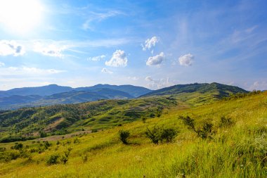 Vadi - Chiojdului vadisi, Pietriceaua, Chiojd köy bölgesi, Buzau ilçesi, Siriu dağları, Romanya,
