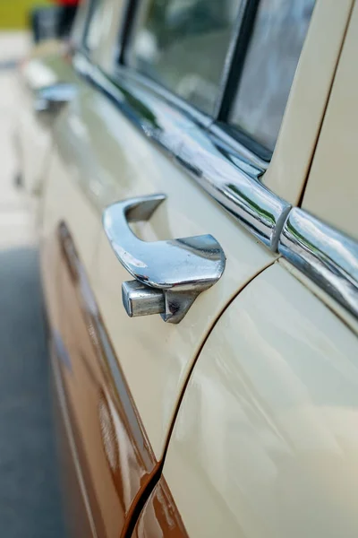 Door Handle Retro Car — Stock Photo, Image