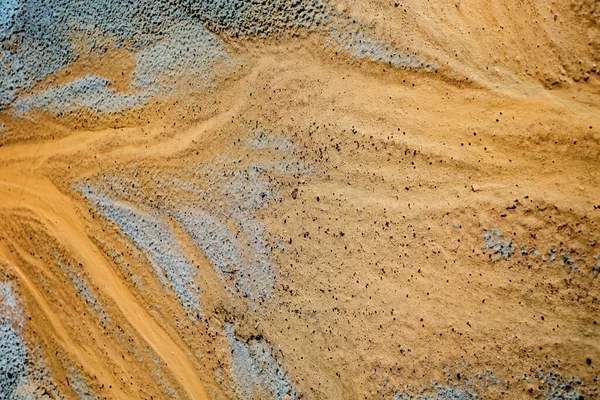 Abstract Kleur Zand Textuur Kaolien Mijn — Stockfoto