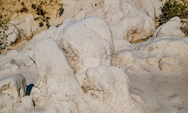 Αφηρημένη Υφή Άμμου Χρώμα Στο Ορυχείο Καολίνη — Φωτογραφία Αρχείου