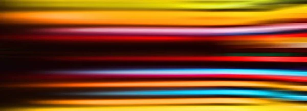 Abstract Rainbow Light Trails Dark Background Motion Blur Illustration Design — Stock Photo, Image