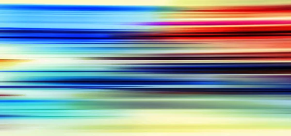 Abstract Rainbow Light Trails Dark Blue Background Motion Blur Illustration — Stock Photo, Image