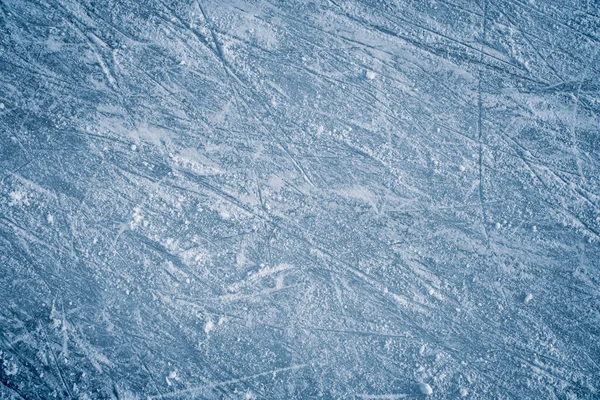 Blue Ice Skate Scratches — Stock Photo, Image