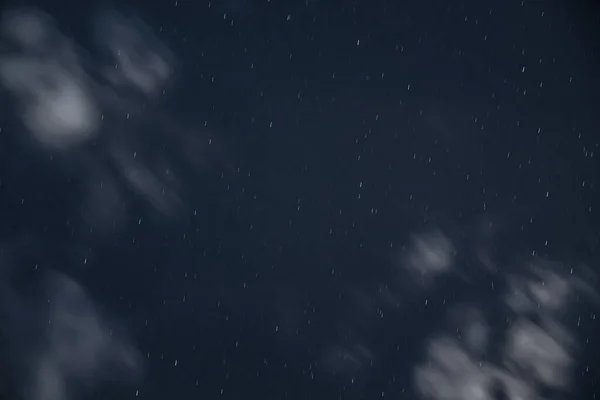 Ciel Nocturne Avec Étoiles Nuages — Photo