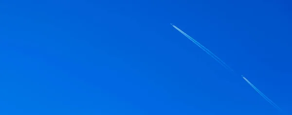 Two Planes Blue Sky — Stock Photo, Image