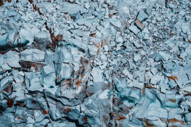 blue natural rock texture, close view