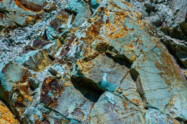blue natural rock texture, close view
