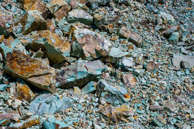 blue natural rock texture, close view