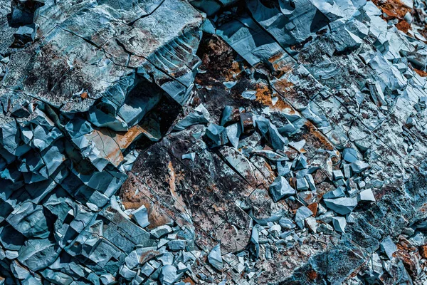 Blue Natural Rock Texture Close View — Stock fotografie
