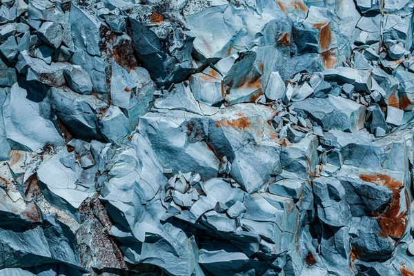 Blue Natural Rock Texture Close View — Foto de Stock