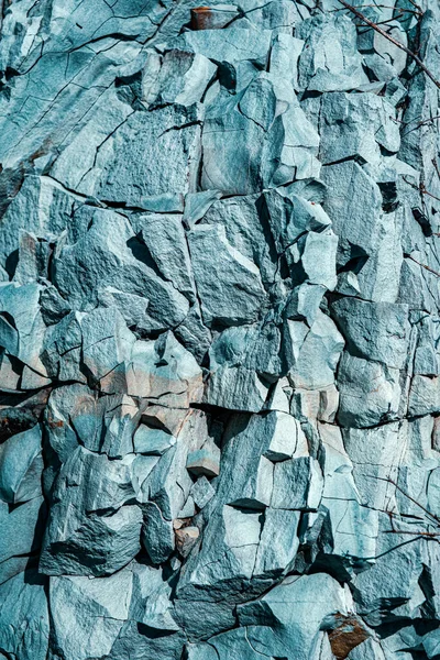 Blue Natural Rock Texture Close View — Foto de Stock