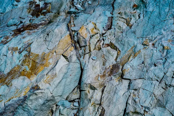 Blue Natural Rock Texture Close View — Photo