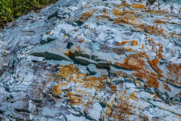 Blue Natural Rock Texture Close View — ストック写真