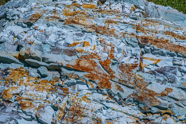 Blue Natural Rock Texture Close View — ストック写真