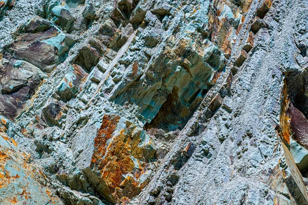 Blue Natural Rock Texture Close View — Photo