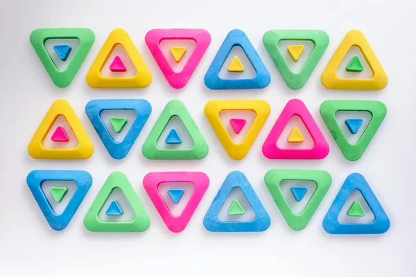 Erasers Triangular Shape —  Fotos de Stock