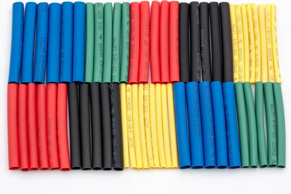 Heat Shrink Tubes Protect Insulation Cables — Stockfoto