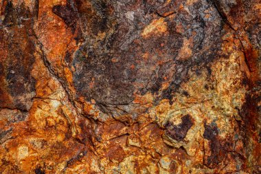 old abandoned copper and gold surface mine in Apuseni mountains, Romania