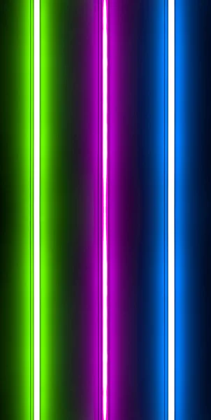 Multicolour Neon Lights Glowing Vertical Line — Stok fotoğraf