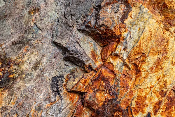 old abandoned copper and gold surface mine in Apuseni mountains, Romania
