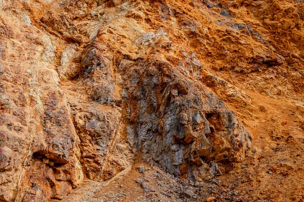 Old Abandoned Copper Gold Surface Mine Apuseni Mountains Romania — Stok fotoğraf