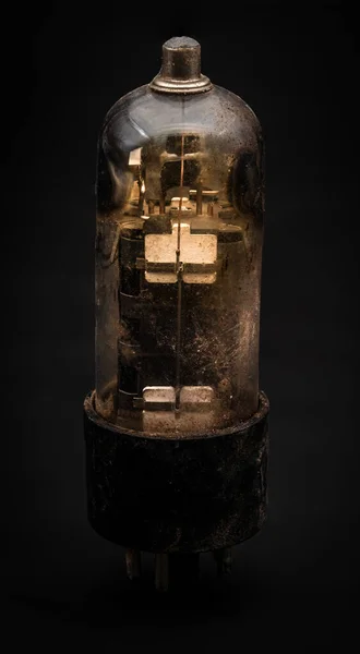 Старая Грязная Стеклянная Лампа — стоковое фото