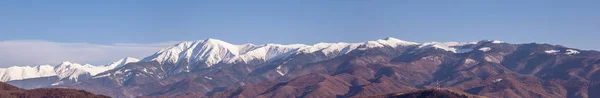 Panoramisch Uitzicht Beroemde Roemeense Bergen Fagaras — Stockfoto