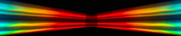 Färgrik Explosion Prismatiskt Ljus Skapar Regnbåge Kompakt Disk Mjuk Fokus — Stockfoto