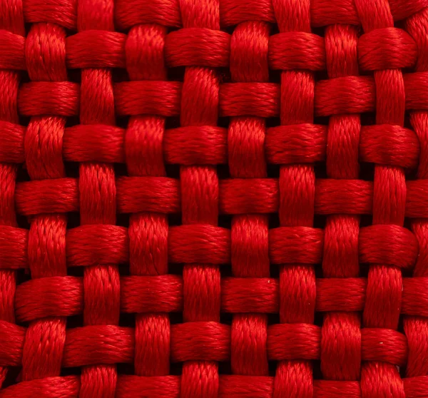 Червоні Язані Коси Текстура Макровид — стокове фото