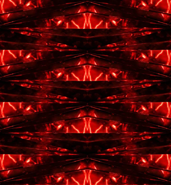 Red Glass Pyramid Prism Background — Fotografia de Stock