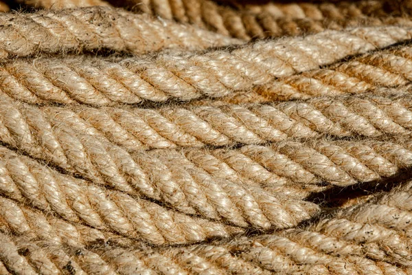 Ropes Made Natural Materials — Zdjęcie stockowe