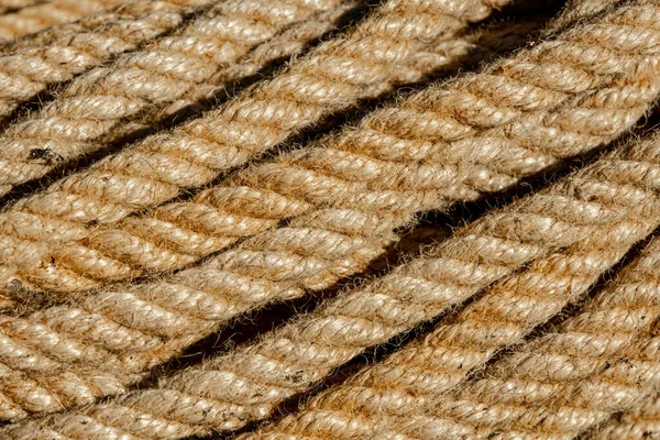 Ropes Made Natural Materials — Zdjęcie stockowe