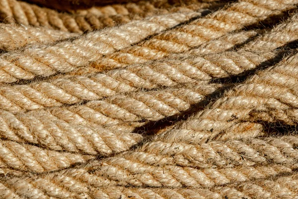 Ropes Made Natural Materials — Zdjęcie stockowe