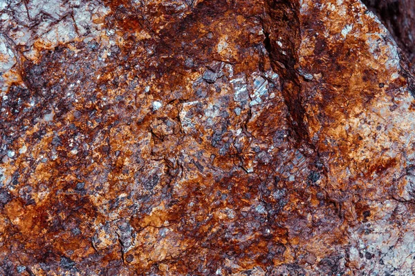 stone with iron ore and quartz