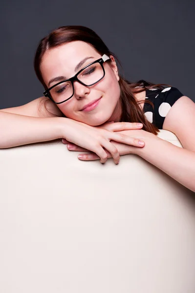 Resting young woman — Stock Photo, Image