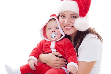 mutlu anne ile küçük oğlu