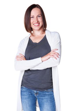 katlanmış ellerle erkek