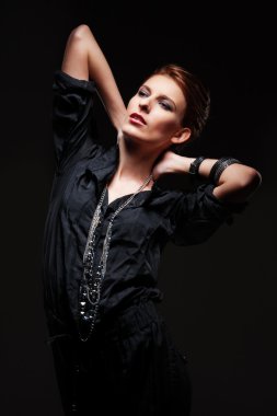 çekici kadın model poz