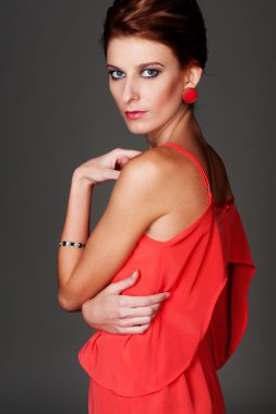 çekici model poz
