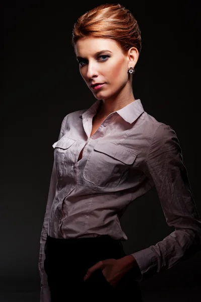 Attractive caucasian female — Stock Photo, Image